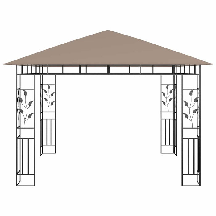 Gazebo con Zanzariera 3x3x2,73 m Talpa 180 g/mÂ² cod mxl 60222
