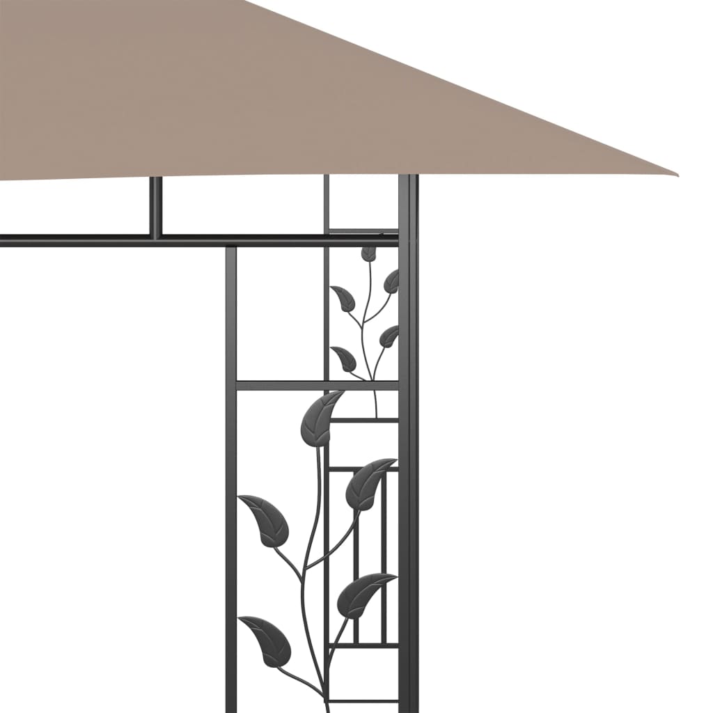Gazebo con Zanzariera 4x3x2,73 m Talpa 180 g/mÂ² cod mxl 63968