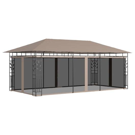 Gazebo con Zanzariera 6x3x2,73 m Talpa 180 g/mÂ²