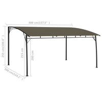 Tenda Parasole da Giardino 4x3x2,55 m Talpa 312255
