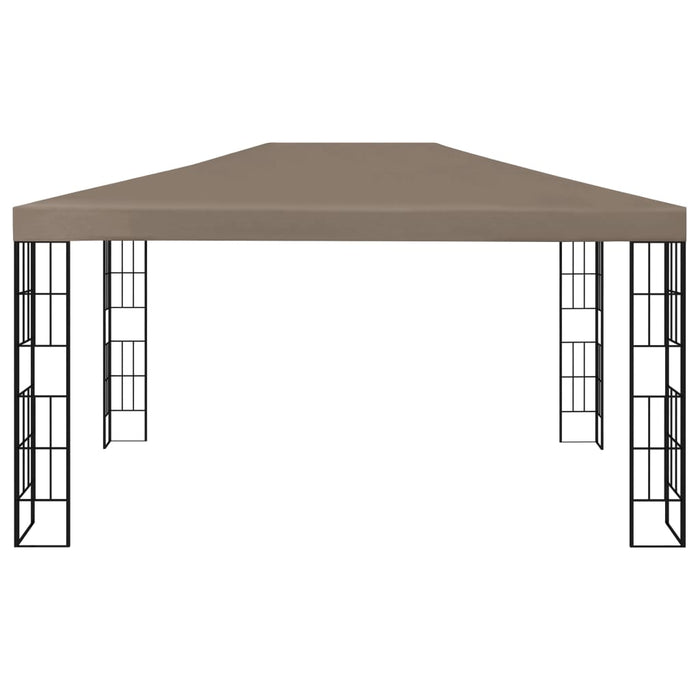 Gazebo 4x3 m Grigio Talpa 312258