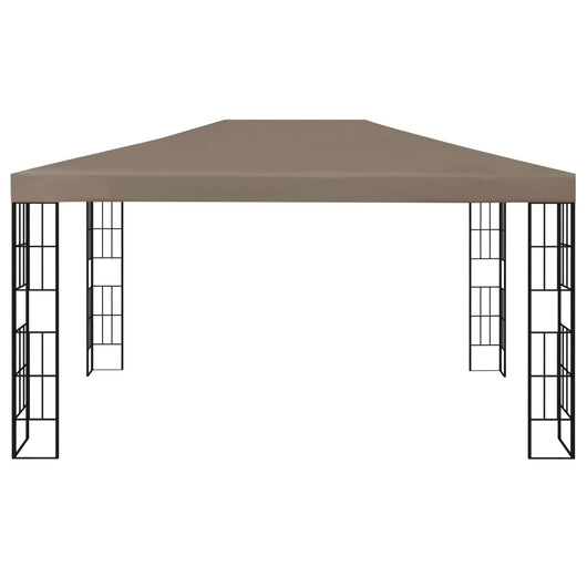 Gazebo 4x3 m Grigio Talpa