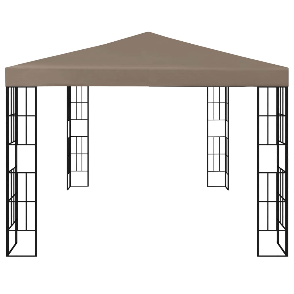 Gazebo 4x3 m Grigio Talpa