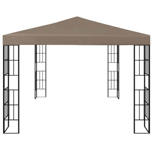 Gazebo 4x3 m Grigio Talpa