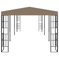 Gazebo 6x3 m Grigio Talpa