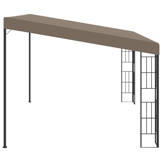 Gazebo a Parete 4x3 m Talpa in Tessuto 312261