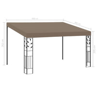 Gazebo a Parete 4x3x2,5 m Talpa