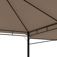 Gazebo Tetto Doppio Estendibile 3x3x2,75m Grigio Talpa 180g/m² 312268