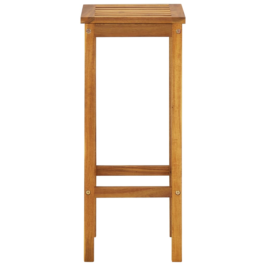 Set barra da balcone in legno massello di acacia, 3 pezzi, 02_0013358