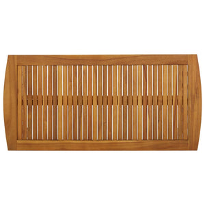 Tavolino da CaffÃ¨ 102x50x43 cm in Legno Massello di Acacia cod mxl 29792