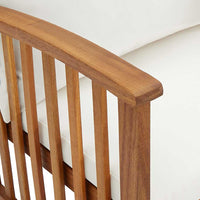 Sedie da Giardino con Cuscini 2 pz in Massello di Acacia 310257