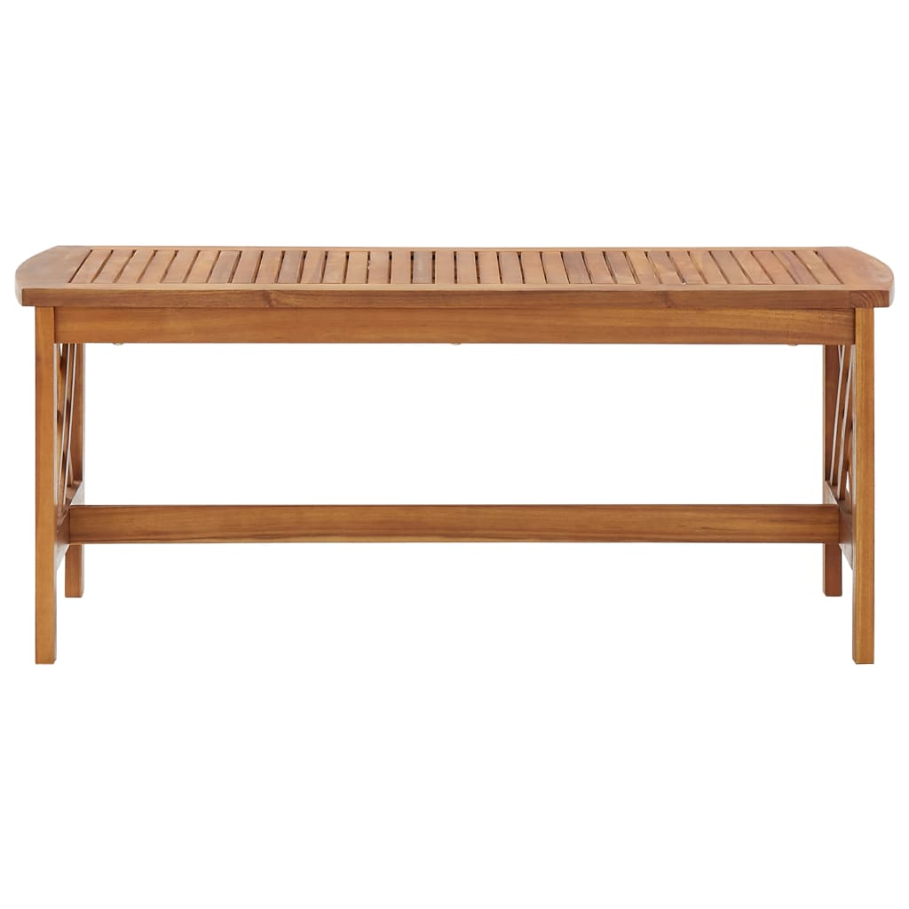 Tavolino da CaffÃ¨ 102x50x43 cm in Legno Massello di Acacia cod mxl 54327