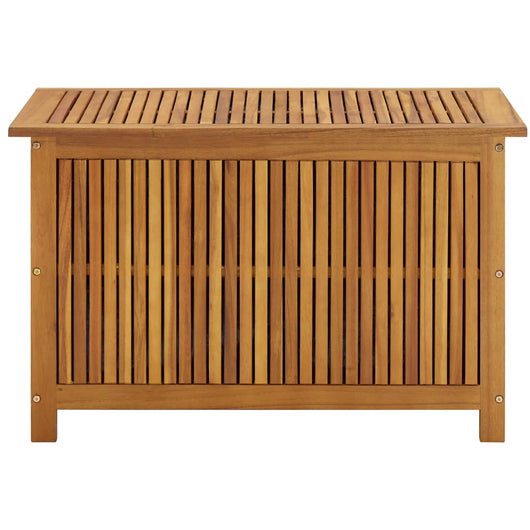 Cassetta portaoggetti per mobili da giardino 90 x 50 x 58 cm in legno massello di acacia 02_0013053