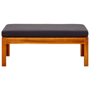 Poggiapiedi da Giardino 2 pz in Legno Massello di Acacia cod mxl 73219