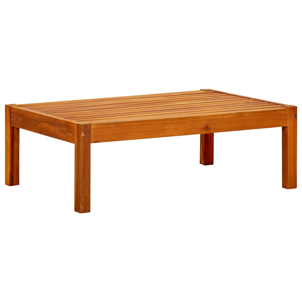 Poggiapiedi da Giardino 2 pz in Legno Massello di Acacia cod mxl 73219