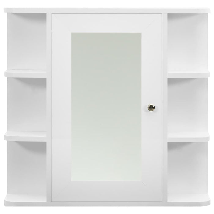 Mobile specchio da bagno 66 x 17 x 63 cm MDF bianco 02_0006718
