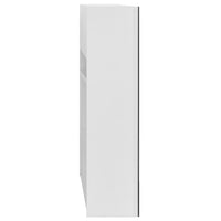 Armadietto a Specchio Bianco 80x15x60 cm in MDF 325186