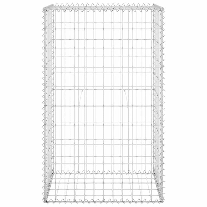 Gabbione con Copertura in Acciaio Zincato 60x50x100 cm 147812