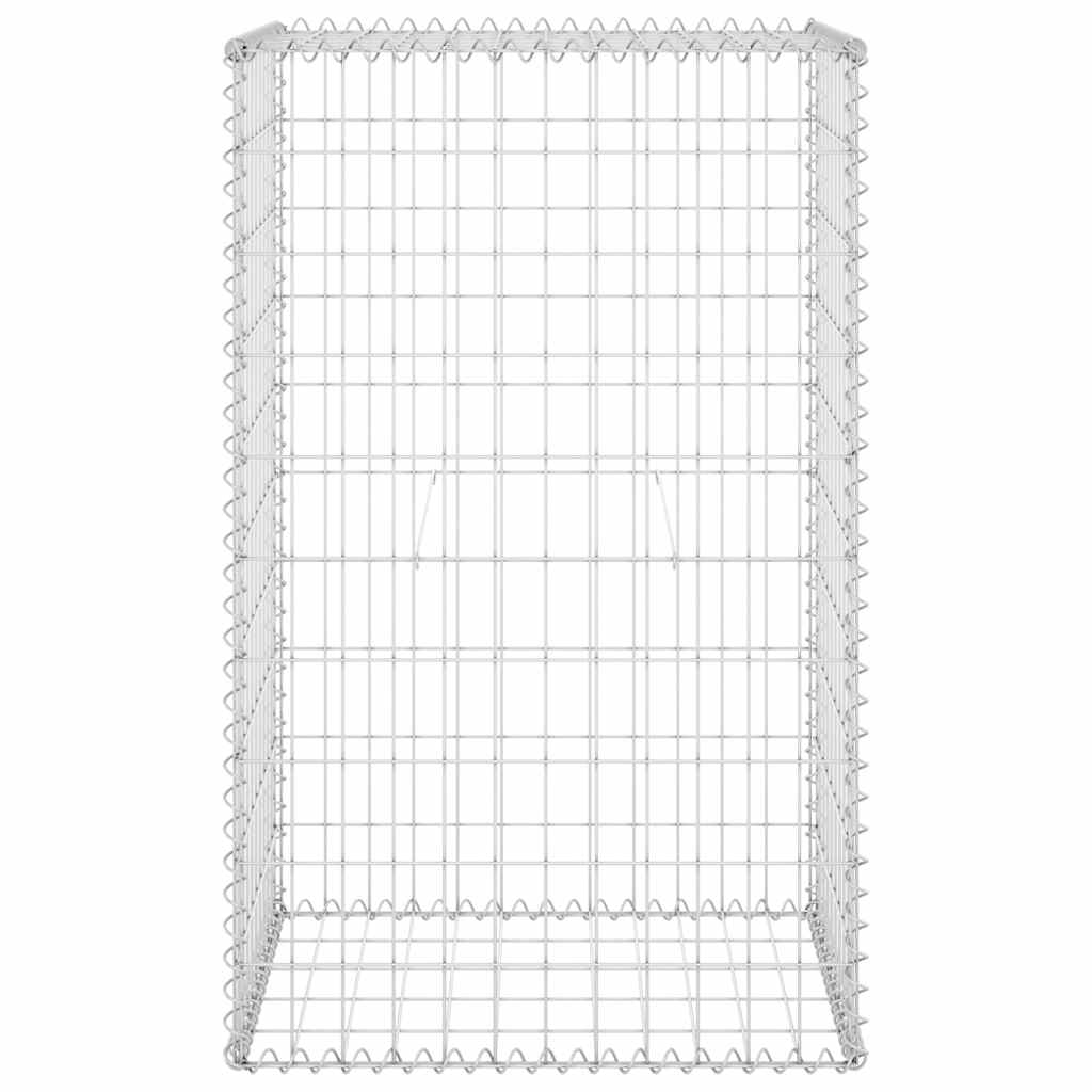 Gabbione con Copertura in Acciaio Zincato 60x50x100 cm cod mxl 19411