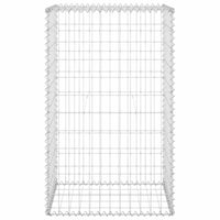 Gabbione con Copertura in Acciaio Zincato 60x50x100 cm cod mxl 19411