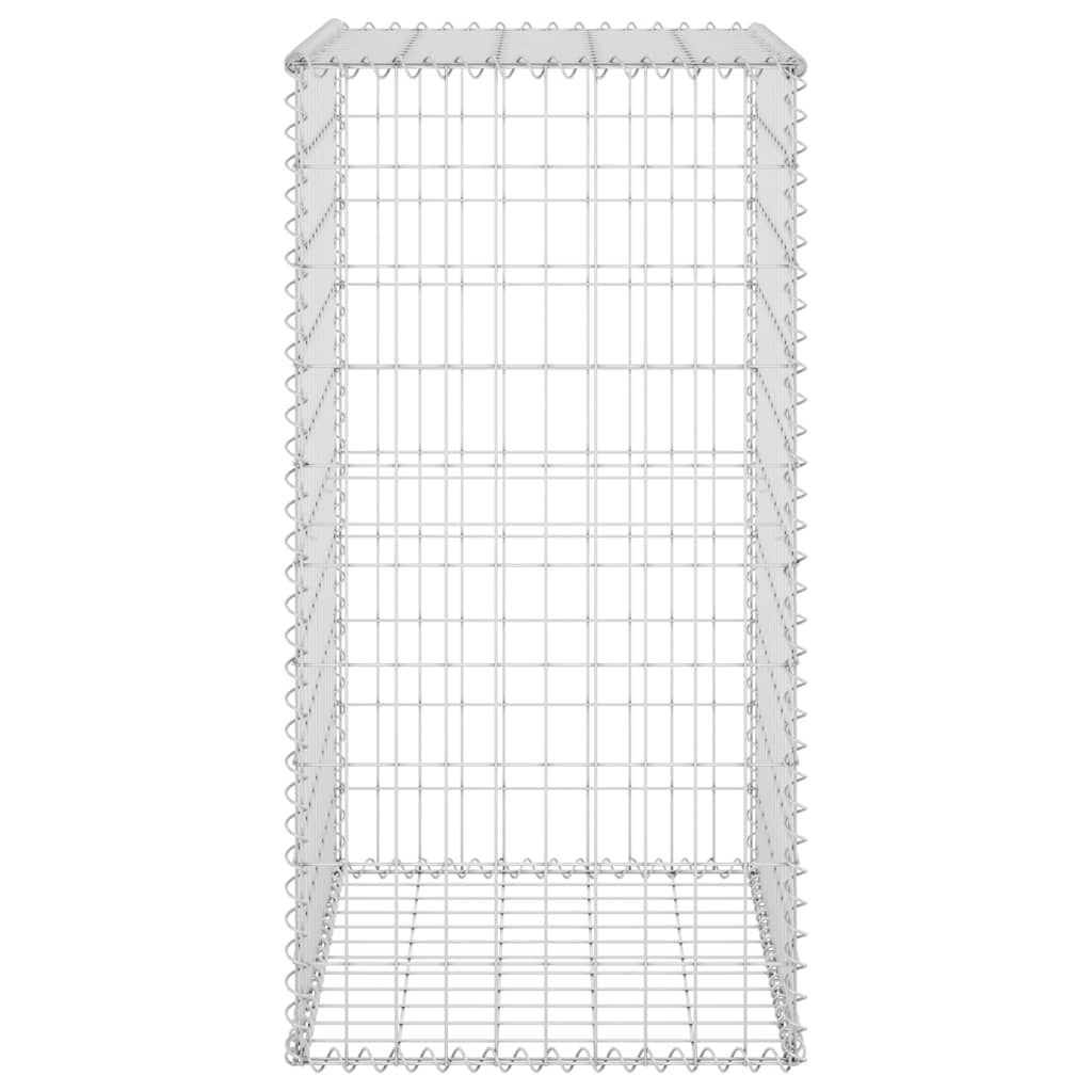 Gabbione con Copertura in Acciaio Zincato 60x50x100 cm 147812