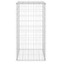 Gabbione con Copertura in Acciaio Zincato 60x50x100 cm 147812