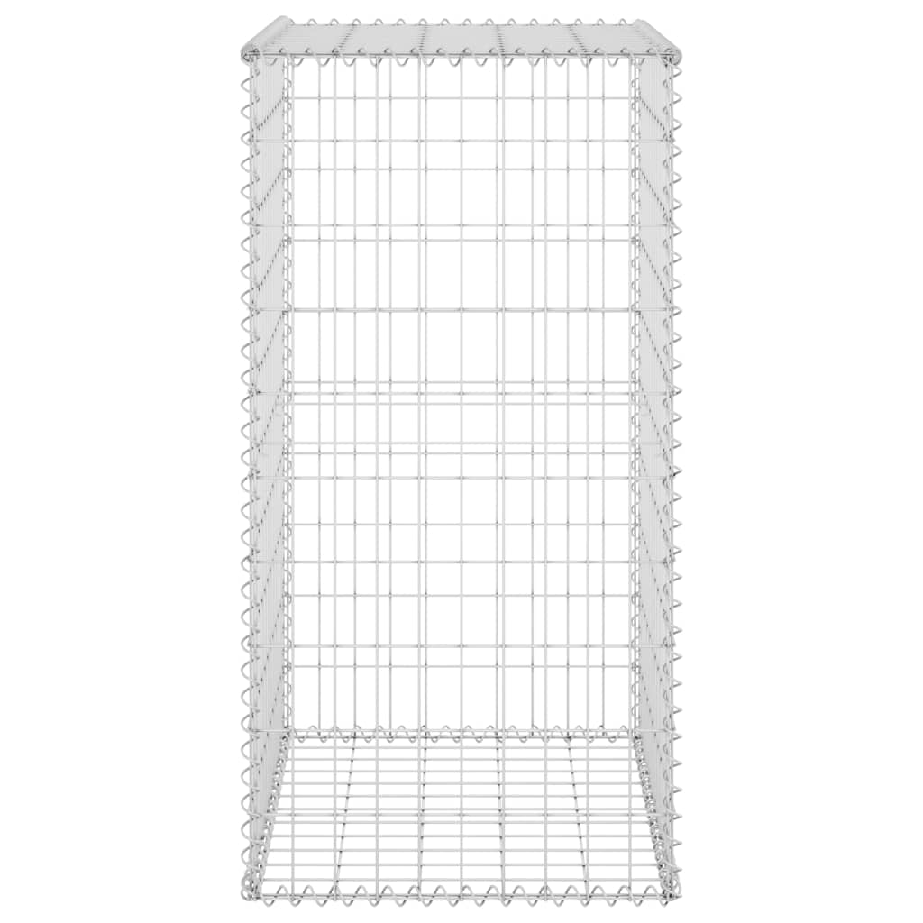 Gabbione con Copertura in Acciaio Zincato 60x50x100 cm cod mxl 19411