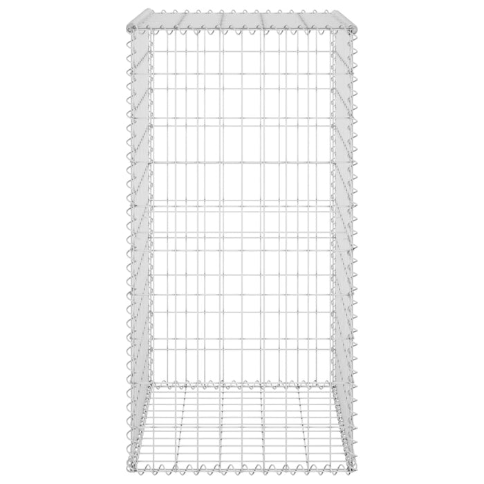Gabbione con Copertura in Acciaio Zincato 60x50x100 cm cod mxl 19411