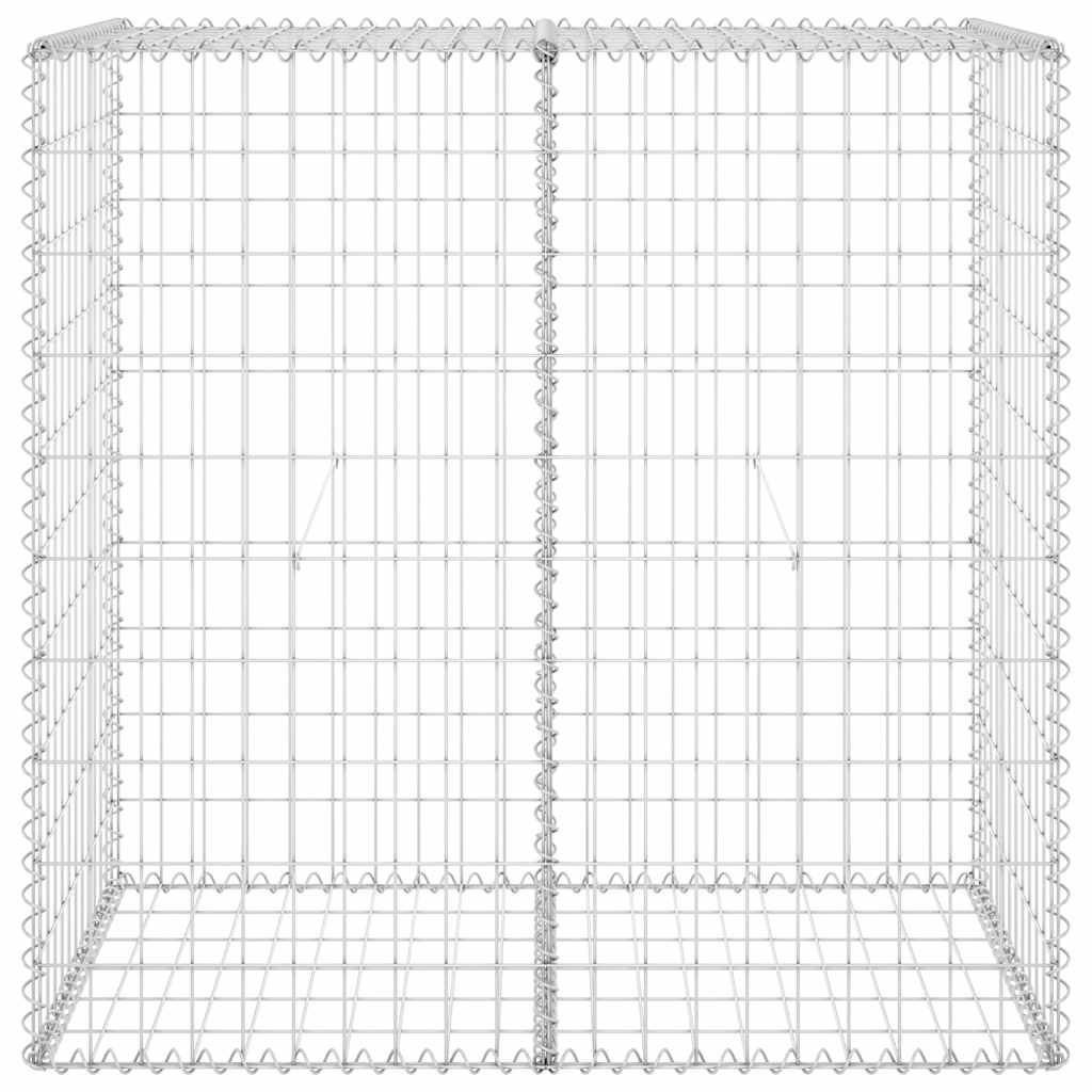 Gabbione con Copertura in Acciaio Zincato 100x60x100 cm cod mxl 9244