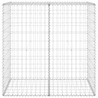 Gabbione con Copertura in Acciaio Zincato 100x60x100 cm cod mxl 9244