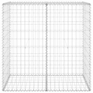 Gabbione con Copertura in Acciaio Zincato 100x60x100 cm cod mxl 9244