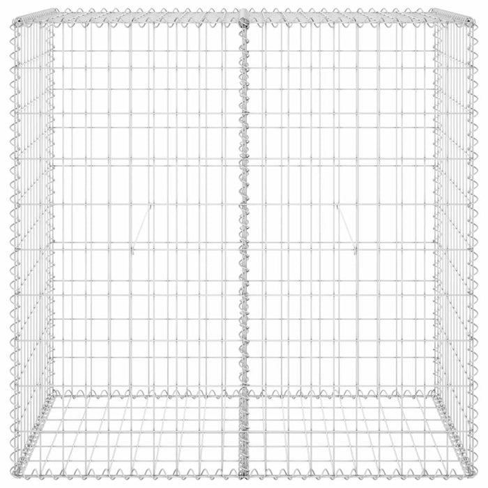 Gabbione con Copertura in Acciaio Zincato 100x60x100 cm cod mxl 9244