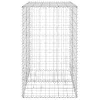 Gabbione con Copertura in Acciaio Zincato 100x60x100 cm 147813