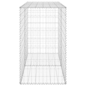 Gabbione con Copertura in Acciaio Zincato 150x60x100 cm 147814