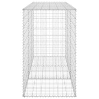 Gabbione con Copertura in Acciaio Zincato 200x60x100 cm 147815