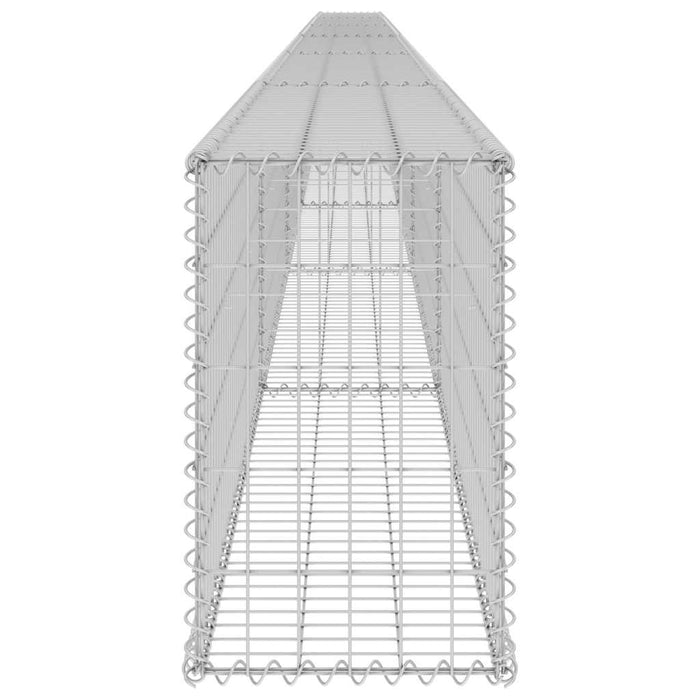 Gabbione con Copertura in Acciaio Zincato 900x30x50 cm cod mxl 8807