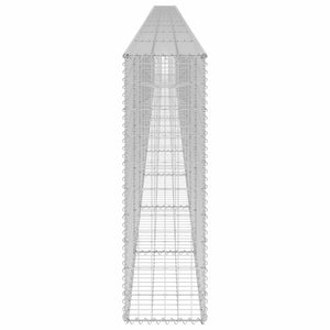 Gabbione con Copertura in Acciaio Zincato 900x30x100 cm 147817