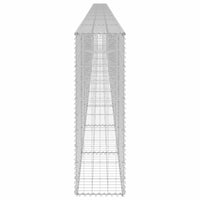 Gabbione con Copertura in Acciaio Zincato 900x30x100 cm