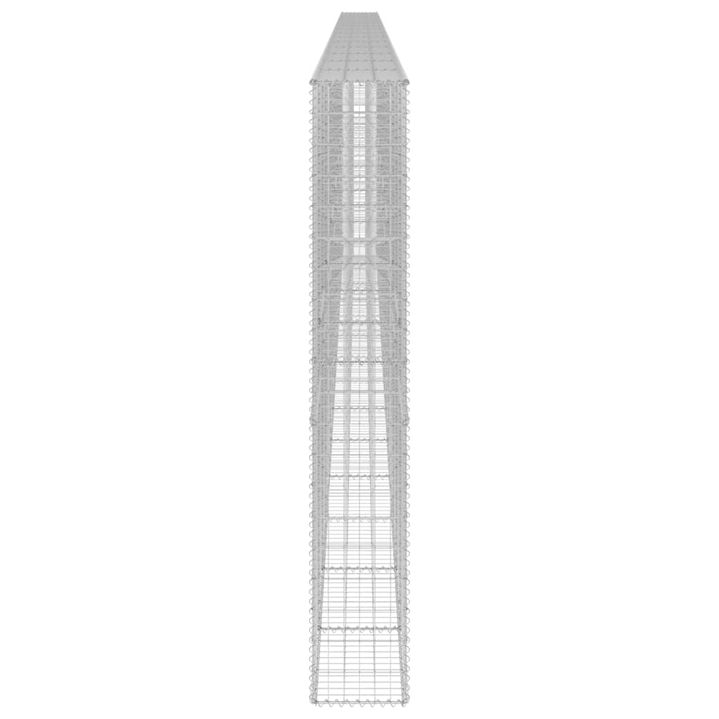 Gabbione in Acciaio Zincato Coperto 900x30x200 cm