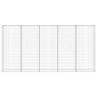 Gabbione con Copertura in Acciaio Zincato 300x30x150 cm cod mxl 6592