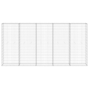 Gabbione con Copertura in Acciaio Zincato 300x30x150 cm cod mxl 6592