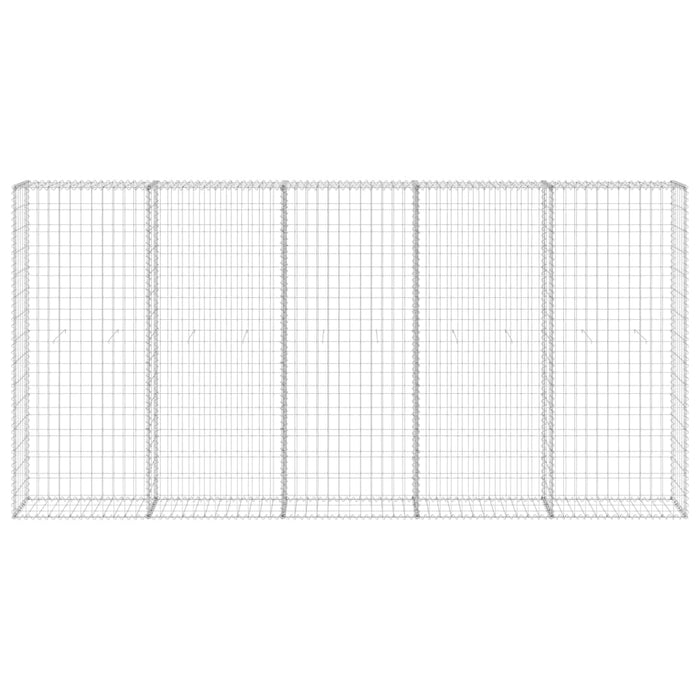 Gabbione con Copertura in Acciaio Zincato 300x30x150 cm cod mxl 6592