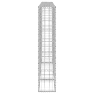 Gabbione con Copertura in Acciaio Zincato 300x30x150 cm cod mxl 6592