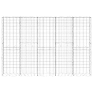 Gabbione in Acciaio Zincato Coperto 300x30x200 cm 147823