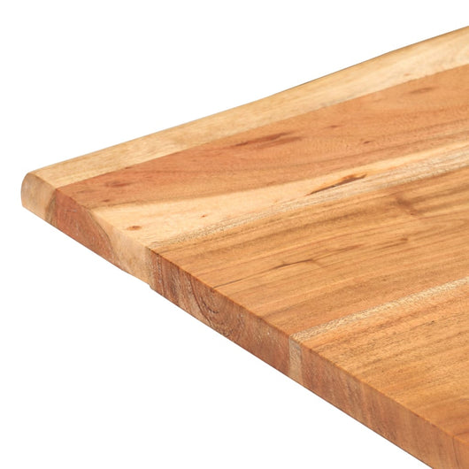 Tavolino da Bistrot Bordi Spigoli Vivi 80x80x75 cm Legno Acacia 320301