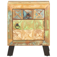 Comodino-Tavolino da notte 40x30x50 cm in Legno Massello di Recupero