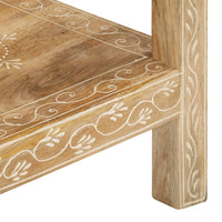 Tavolo Consolle 80x35x74 cm in Legno Massello di Mango 320379