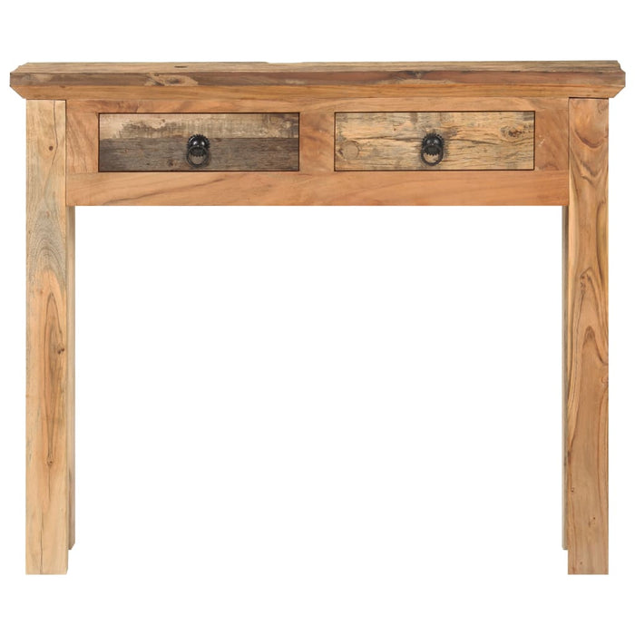 Tavolo Consolle 90,5x30x75cm in Legno di Acacia e di Recupero 320381