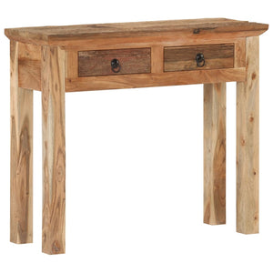 Tavolo Consolle 90,5x30x75cm in Legno di Acacia e di Recupero 320381