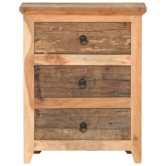 Credenza 60x33x75 cm in Legno Massello di Acacia e di Recupero 320382
